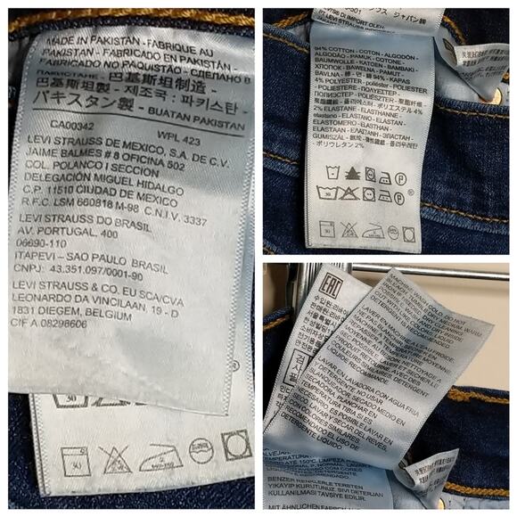 Levi's Wedgie Skinny Jeans - Size 22W - NWT - Picture 7 of 7